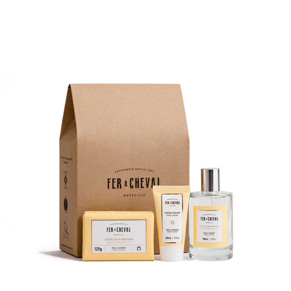 Honey & Almond scented trio ritual