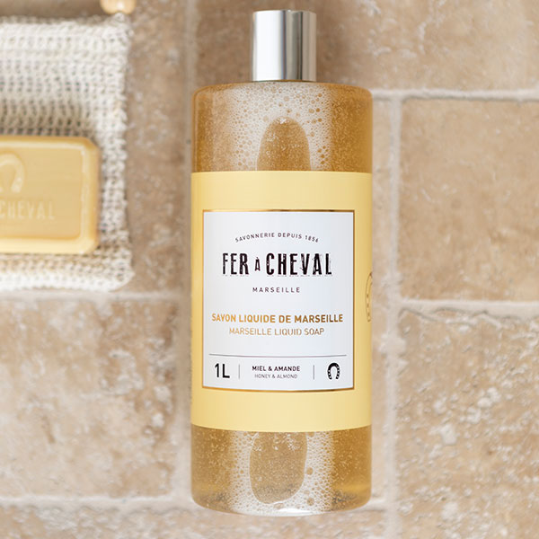 Marseille Liquid Soap Honey &amp; Almond 1L