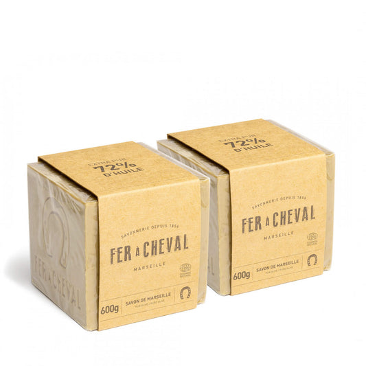 Pure Olive Cube Marseille Soap Duo 600g