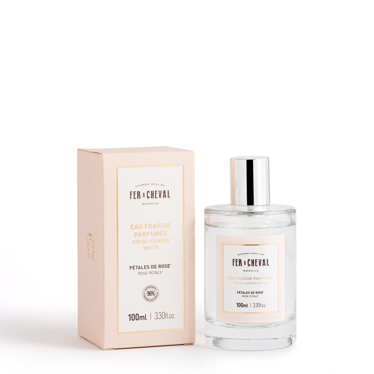 Eau Fraîche Parfumée Pétales de Rose 100ml