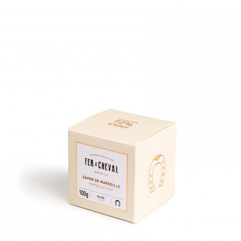 Emblematic Marseille soap Cube Olive 100g