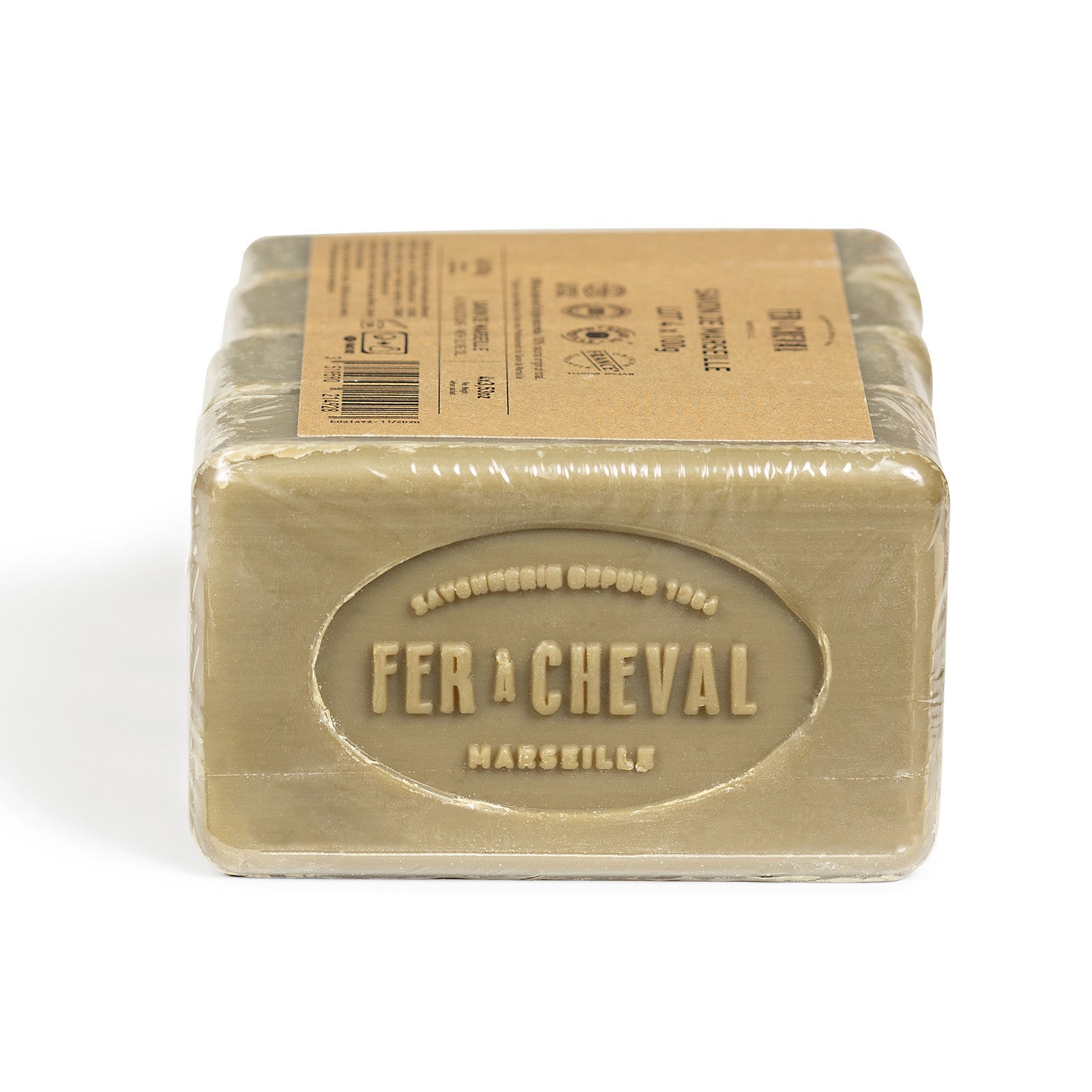 Savon de Marseille Pur Olive Lot 4x100g - Savonnerie Fer à Cheval