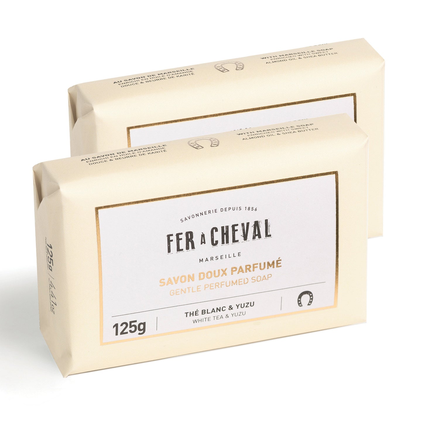 White Tea &amp; Yuzu Scented Gentle Soap Duo 125g