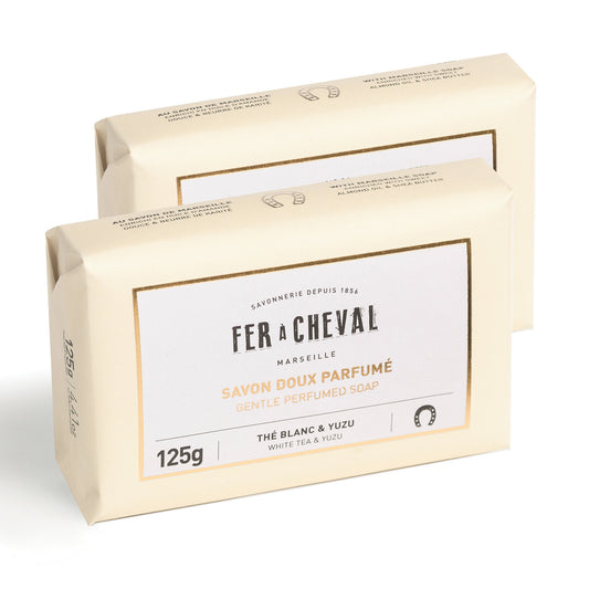 White Tea &amp; Yuzu Scented Gentle Soap Duo 125g